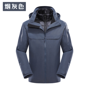 冲锋衣外套男女冬新款户外登山服情侣装潮牌羽绒冲锋衣CF1912P400图片