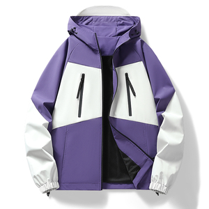 春秋户外运动冲锋衣男女情侣款防水防风滑雪登山服夹克JK23665P60图片