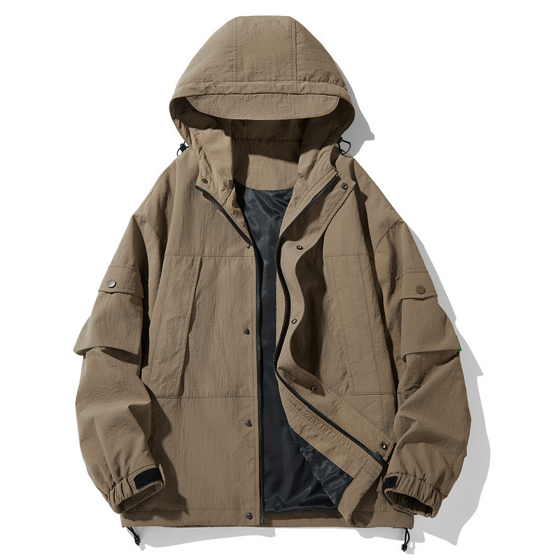 男士防水夹克冲锋衣外套春秋青少年情侣女登山户外工装夹克J51P50,男装夹克,星座1410（原1902A）