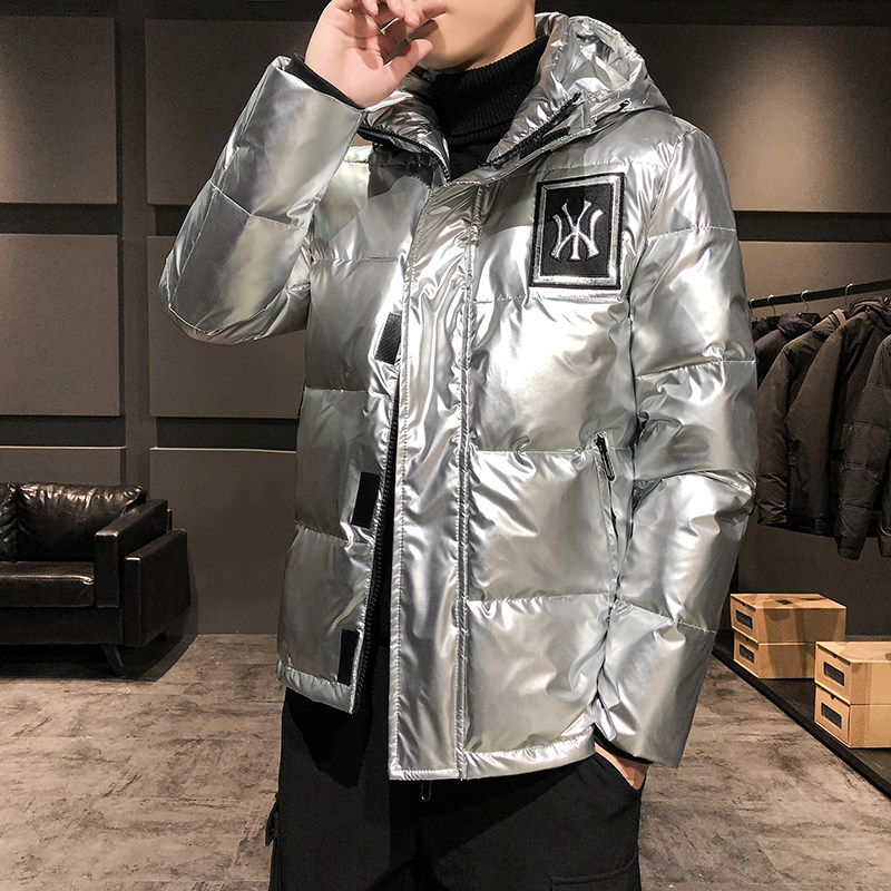 2021冬季新款亮面短款抗寒羽绒服保暖青少年男羽绒服 YR2013-P110图片