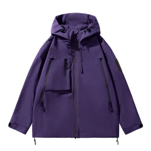 冲锋衣外套男士春秋美式机能工装户外防风防水登山服夹克 J91P32图片
