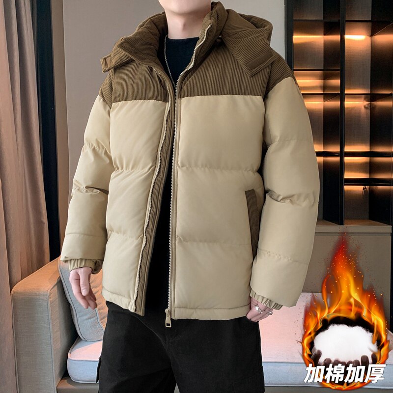 连帽棉服男女冬季防风加绒加厚棉衣情侣厚高品质棉袄外套MY810P75,男装棉衣,星座1410（原1902A）