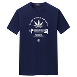 夏季短袖t恤青春宽松CVC60%棉衣服新款男装DT3457-中国枫叶-P15，男装T恤，星座1410（原1902A）