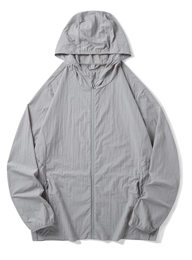 冰丝防晒衣男款防紫外线超薄透气防晒服户外钓鱼外套 F23666P45