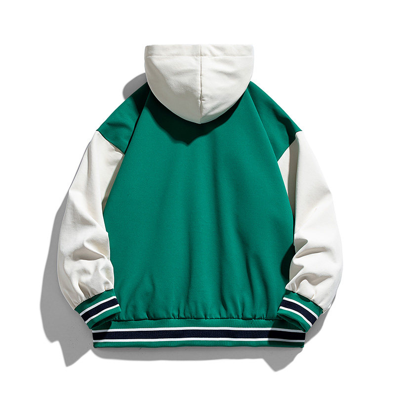 夹克男女同款宽松潮牌棉服外套带B字潮牌连帽棒球服棉衣JK2266P68,男装夹克,星座1410（原1902A）