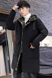 新款男士中长款羽绒服冬装外套男式加厚羽绒服户外防寒YR988-P160，男装羽绒服，星座1410（原1902A）
