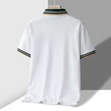 夏季新款短袖POLO衫男纯棉POLO百搭冰瓷棉冰感翻领T恤PL216P30，男装Polo衫，星座1410（原1902A）