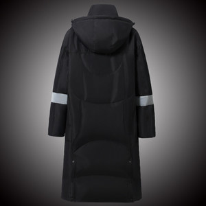 2024冬新款男士加厚长款羽绒服白鸭绒可脱卸帽外套男装YR2097P130图片