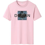 夏季男士短袖t恤潮流潮牌宽松纯棉衣服2024新款DT4087-DESIGN-P16，男装棉衣，星座1410（原1902A）