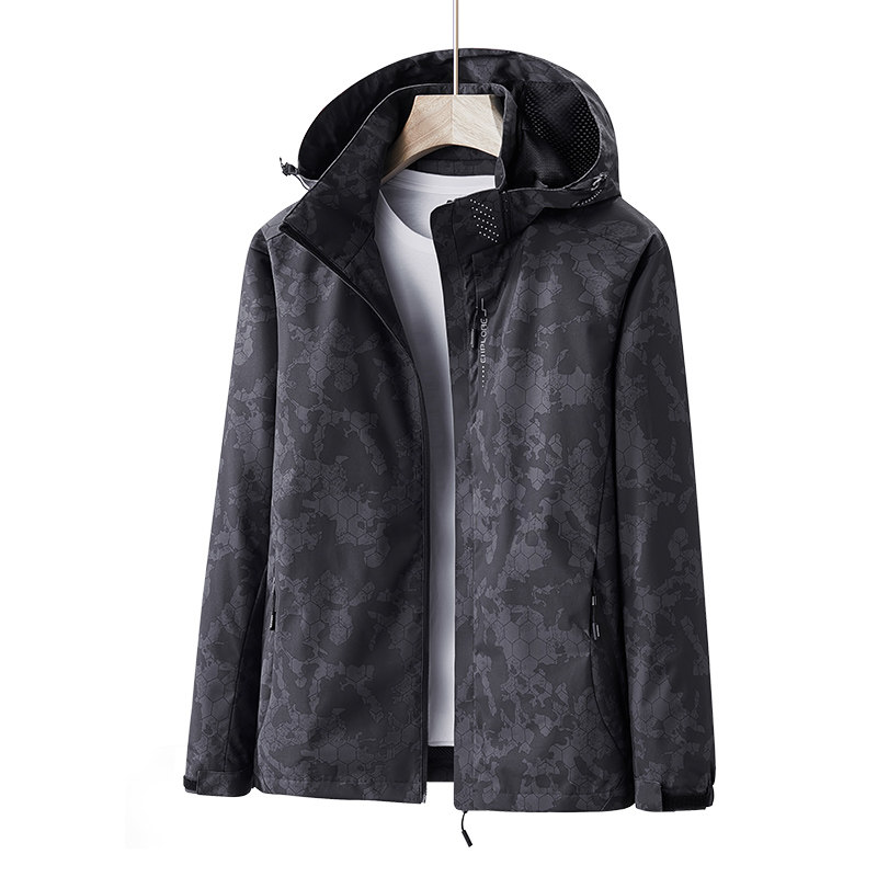 春秋户外运动冲锋衣男女情侣款防水防风滑雪登山服夹克CF6255P50,男装夹克,星座1410（原1902A）