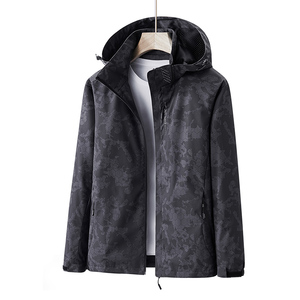 春秋户外运动冲锋衣男女情侣款防水防风滑雪登山服夹克 CF6255P50图片
