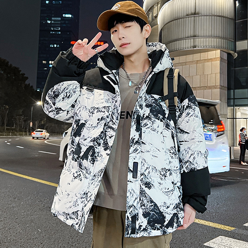 2026冬季短款男士羽绒服青年男女连帽宽松上衣加厚外套YR1021P70，男装羽绒服，星座1410（原1902A）