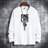 秋新款韩版潮男士纯棉圆领长袖男式码号标CT6943-ONELIFE-P18，男装卫衣，星座1410（原1902A）