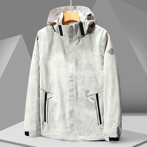 春秋季薄款男式户外夹克防风防水情侣冲锋衣女登山服外套CF998P50图片