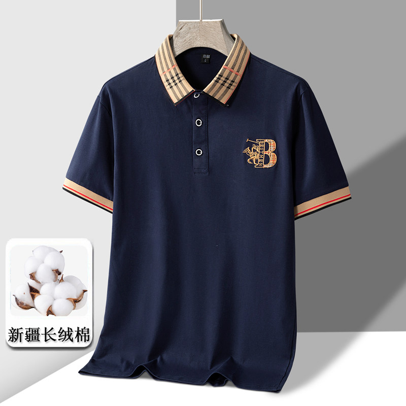 夏季新款男士纯棉短袖POLO衫百搭休闲个性刺绣翻领T恤PL315P30,男装Polo衫,星座1410（原1902A）