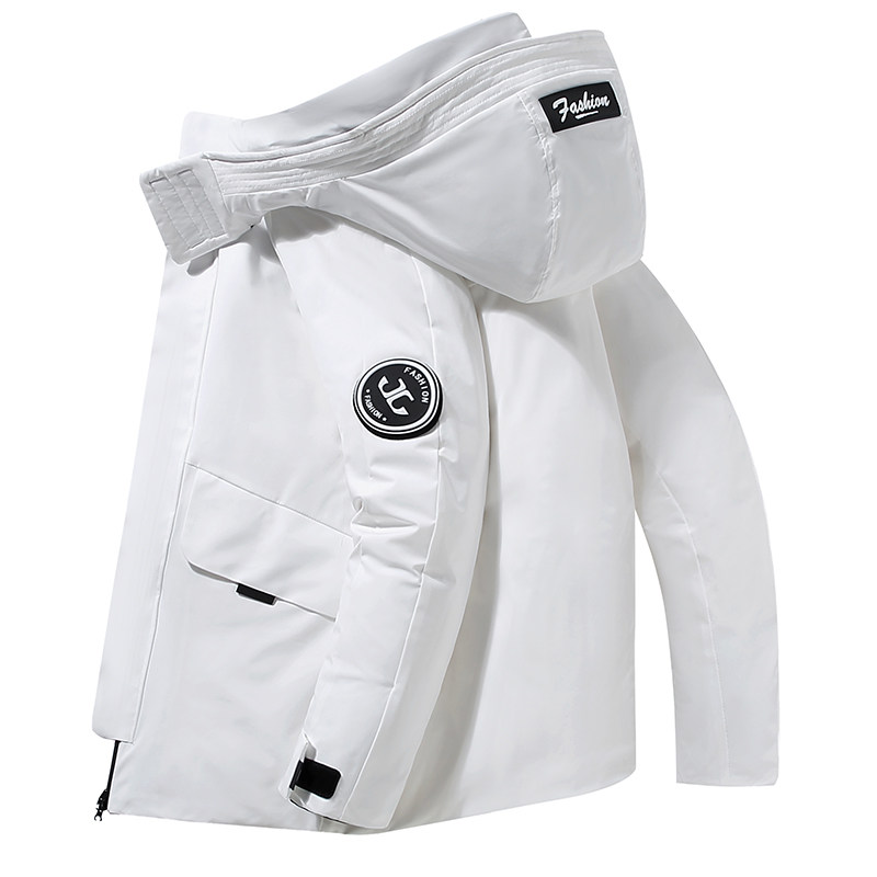 冬季羽绒服男士中长款外套2021新韩版女装情侣宽松工装YR9856P160,男装羽绒服,星座1410（原1902A）