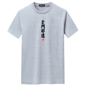 夏季短袖t恤潮流宽松CVC60%棉衣服新款男装DT3464-歪门邪道-P15图片
