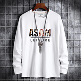 22春新款韩版男士大码纯棉圆领长袖T恤男装潮CT6322-ASDM-P18，男装T恤，星座1410（原1902A）