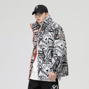 羽绒服YR9867P65 加厚外套中长款 90%国标白鸭绒羽绒服冬季 韩版