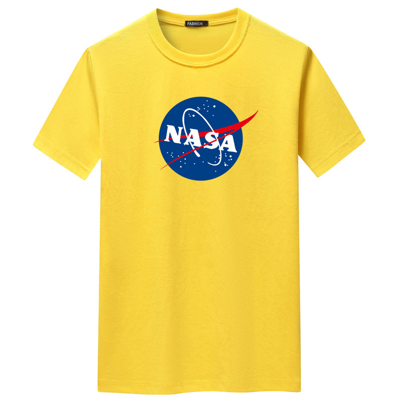 夏季男短袖t恤潮流宽松CVC60%棉衣服新款男装DT3412-NASA圆标,男装T恤,星座1410（原1902A）