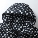 2026新白鸭绒羽绒服男士宽松连帽短款上衣潮牌时尚外套YR2301P180，男装羽绒服，星座1410（原1902A）