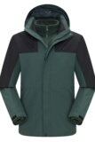 新款男女款摇粒内胆户外保暖登山服三合一防风防水外套CF2022P140，男装棉衣，星座1410（原1902A）