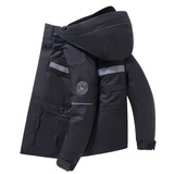 羽绒服男士2024年新款中长款连帽宽松情侣款工装外套YR9874P240，男装羽绒服，星座1902A（原星座1216）