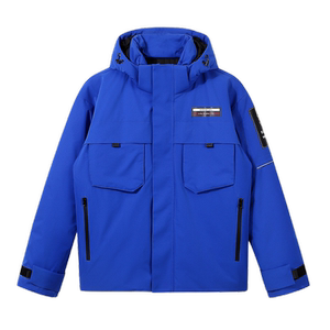 蓝低背景爆款羽绒服男短款工装男士韩版潮牌加厚外套 YR213-P190图片