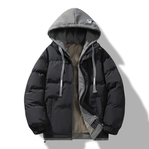 立领棉衣男女外套秋冬季潮加绒加厚保暖防寒情侣羽绒棉服MY062P55