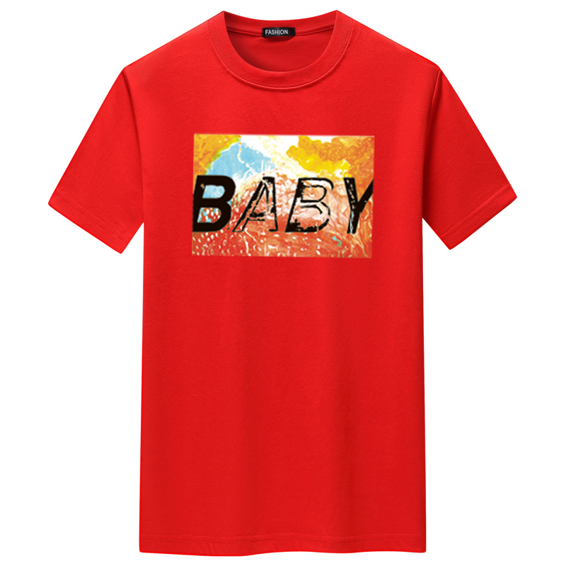 夏季男士短袖t恤青春宽松CVC60%棉新款男装DT3273-BABY-P15,男装T恤,星座1410（原1902A）