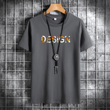 夏季男士短袖t恤潮流宽松潮牌纯棉衣服2021新款DT4764-DESIGN-P15，男装T恤，星座1410（原1902A）