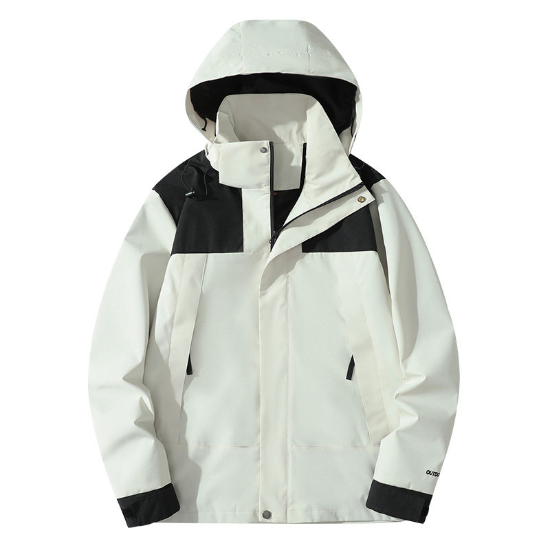 春秋薄男士户外夹克防风防水情侣冲锋衣女登山服外套CF2368DP50,男装夹克,星座1410（原1902A）