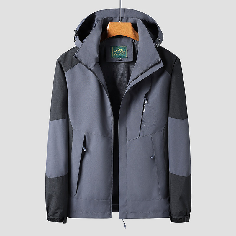 单衣户外冲锋衣外套男女情侣夹克风衣登山滑雪运动服 JK1818P45图片