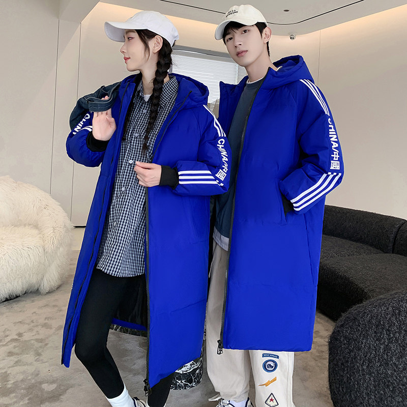 情侣运动羽绒服686中长款羽绒服三杠风905运动长款YR22062P90,男装羽绒服,星座1410（原1902A）