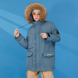 蓝低背景爆款羽绒服男短款工装男士韩版潮牌加厚外套YR216-P245，男装羽绒服，星座1410（原1902A）