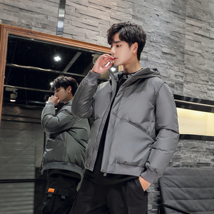 新款男士短款羽绒服冬装外套男式加厚羽绒服外套上衣 YR1906P70图片