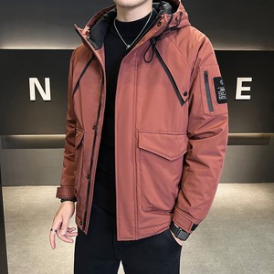新款时尚百搭二棉男士外套连帽潮流痞帅男装户外棉衣 MY1119P105图片