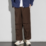 春秋季美式长裤机能风直筒休闲拉链工装裤男防水冲锋裤子男K16P58，男装工装外套，星座1410（原1902A）