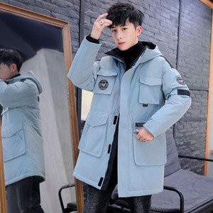 Y06 羽绒服男中长款连帽工装长款外套白鸭绒主推有差价1. P180图片