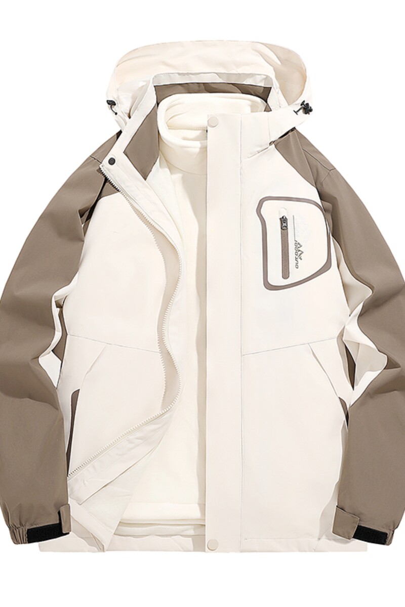 秋冬男女款夹克户外三合一冲锋衣可拆卸两件套登山服CF1898SP100,男装夹克,星座1410（原1902A）