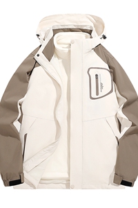 秋冬男女款夹克户外三合一冲锋衣可拆卸两件套登山服CF1898S P100图片