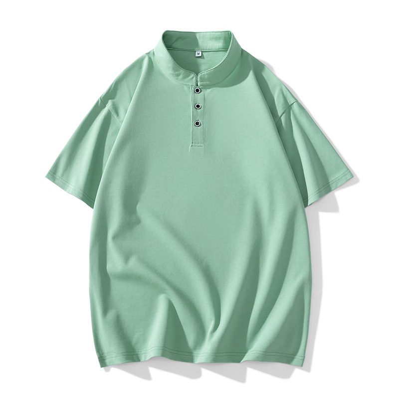 得物直播小立领男士POLO衫短袖Polo衫PL318P40,男装Polo衫,星座1410（原1902A）