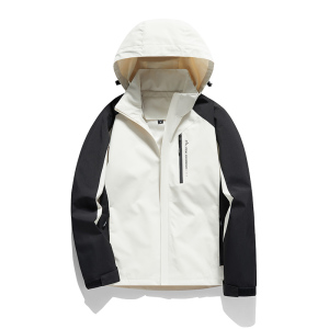 春秋季户外薄款冲锋衣男女休闲情侣登山服上衣夹克外套 CF2501P58图片