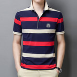 夏季新款男士短袖T恤全棉薄款商务翻领男装polo衫男款PL8811P35，男装T恤，星座1410（原1902A）