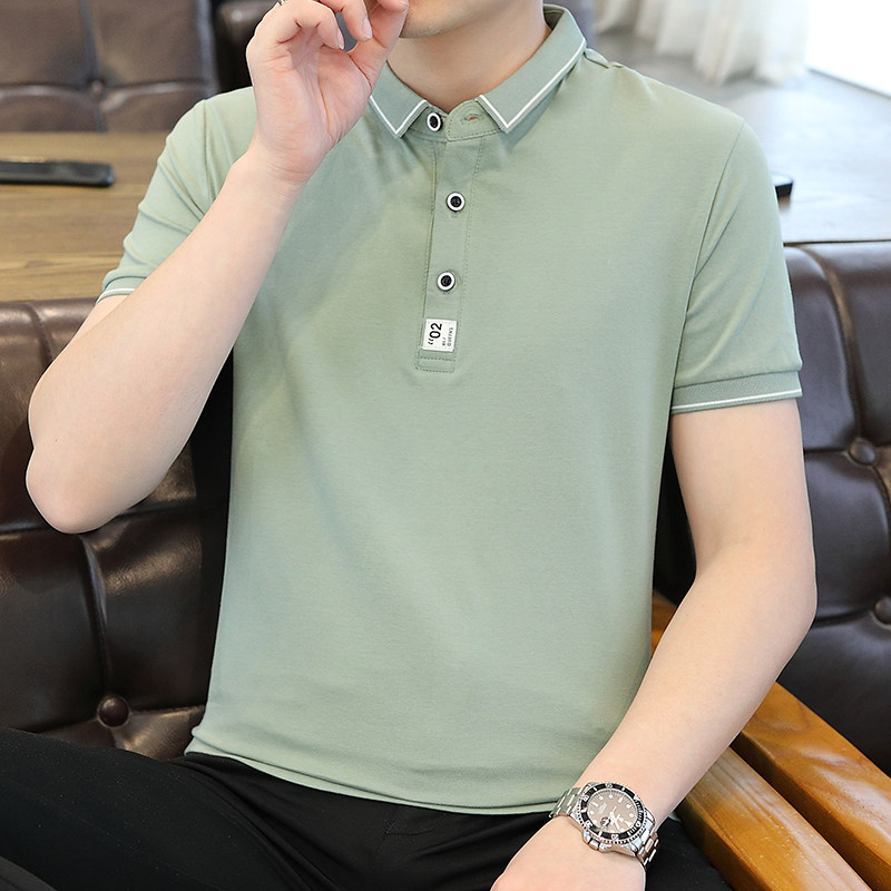 男士polo衫短袖t恤春夏季新款翻领半袖打底衫上衣服潮流PL166P28,男装Polo衫,星座1410（原1902A）
