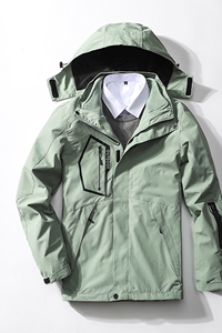 秋冬男女款夹克户外三合一冲锋衣拆卸两件套登山服 CF1203-2P105图片