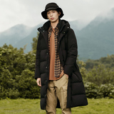 冬季男女纯色二开中长款羽绒服情侣90鸭绒加厚保暖大衣YR0298P280，男装羽绒服，星座1410（原1902A）