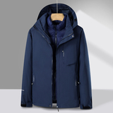 秋冬男女夹克户外三合一情侣款冲锋衣拆卸两件套登山服CF9107P120，男装夹克，星座1410（原1902A）