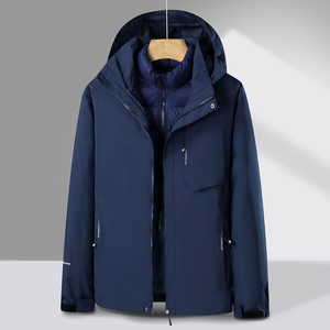 秋冬男女夹克户外三合一情侣款冲锋衣拆卸两件套登山服CF9107P120图片