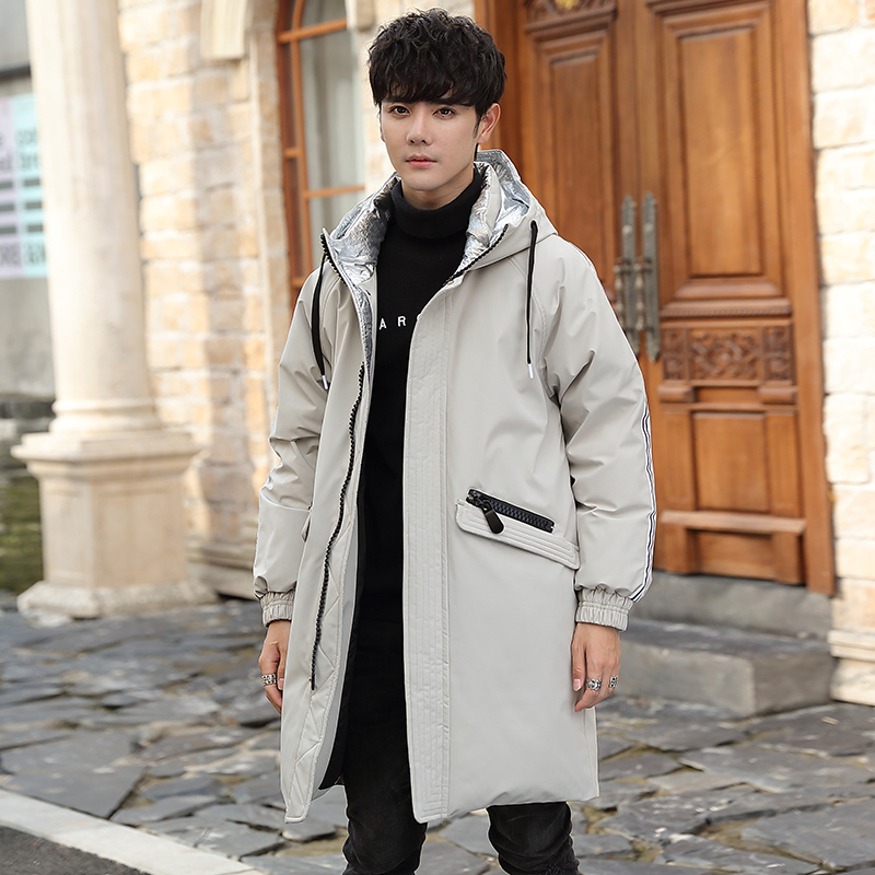 Base scene down jacket men's medium and long work clothes